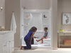 Procrylic Seated Shower Kit 60"x32" Left Drain