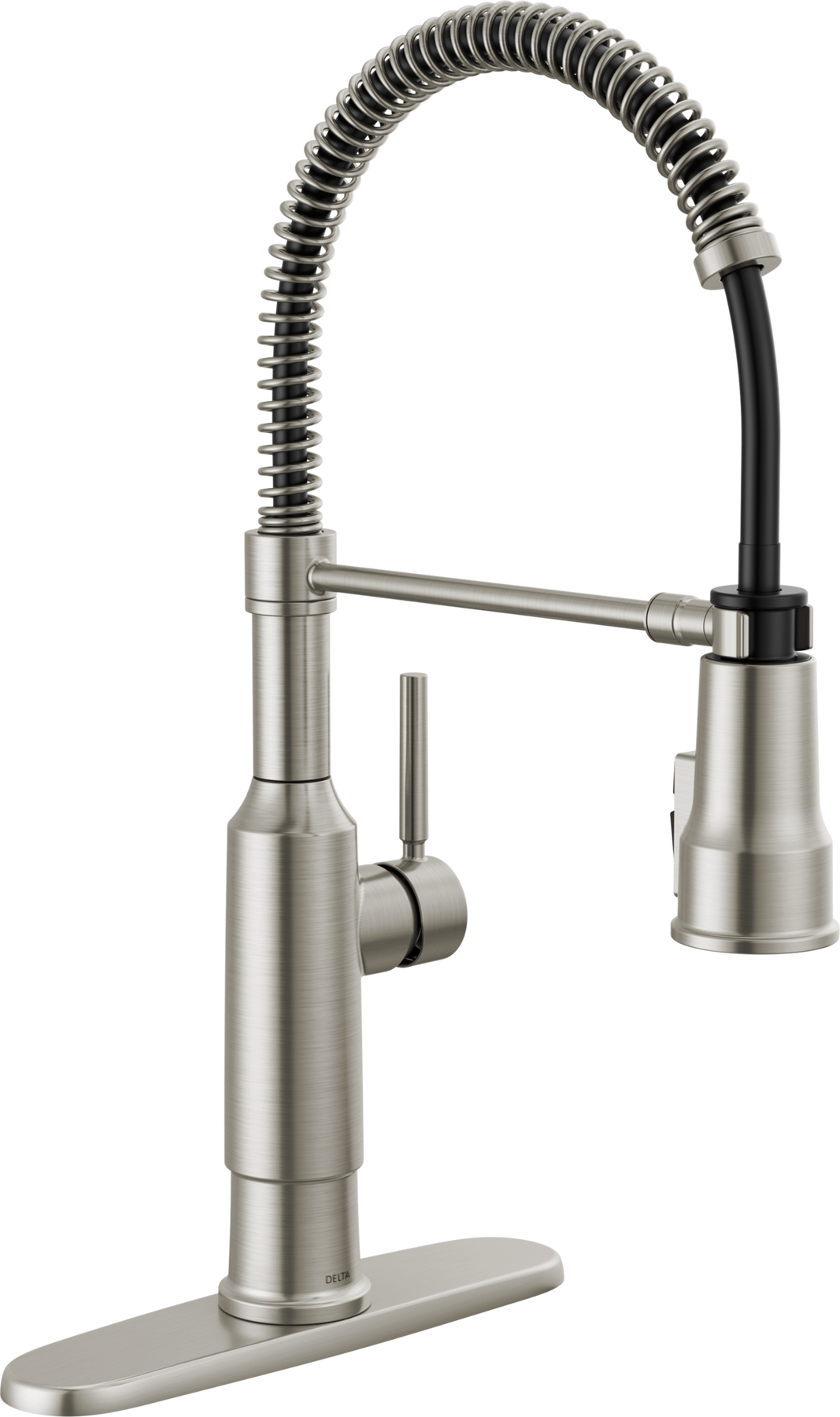 Single-Handle Pull-Down Spring Kitchen Faucet, image 1