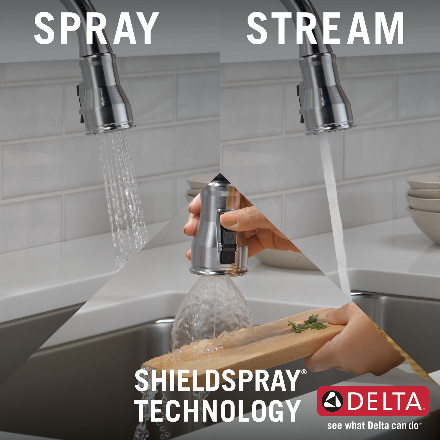 Single Handle Pull-Down Kitchen Faucet, image 9