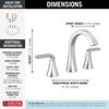 Two Handle Widespread Bathroom Faucet