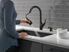 Single Handle Pull-Down Kitchen Faucet with Soap Dispenser and ShieldSpray Technology (Recertified)