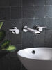 Two Handle Wall Mount Bathroom Includes Pop-Up - Delex Valve