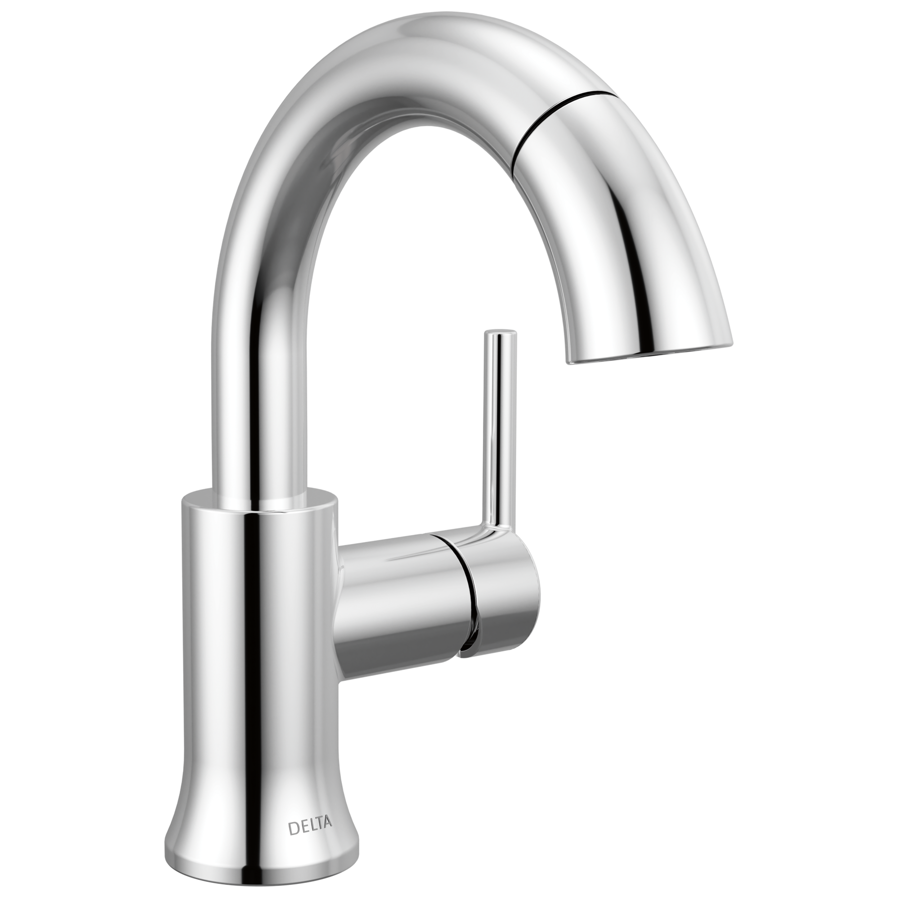 Single Handle Pull-Down Bathroom Faucet
