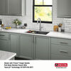 32” Undermount 16 Gauge Workstation Kitchen Sink Single with WorkFlow™ Ledge and Accessories