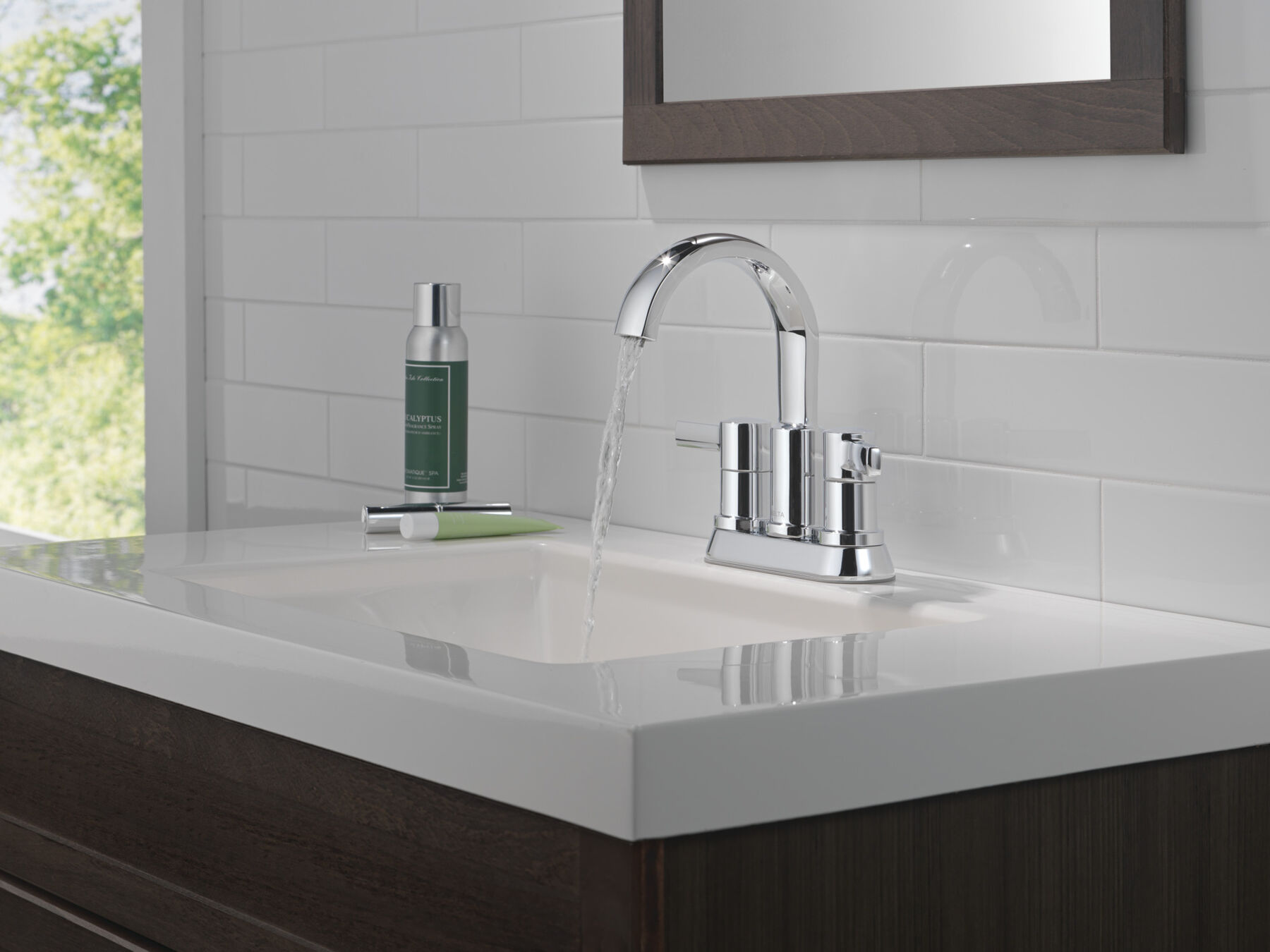 Two Handle Centerset Bathroom Faucet, image 2
