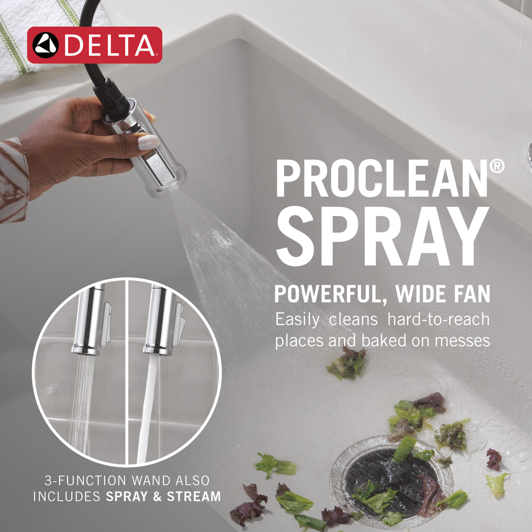 Single Handle Pull-Down Kitchen Faucet, image 5