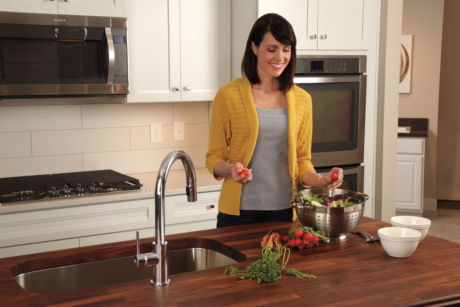Single Handle Pull-Down Kitchen Faucet, image 8