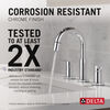 Two Handle Widespread Pull-Down Bathroom Faucet