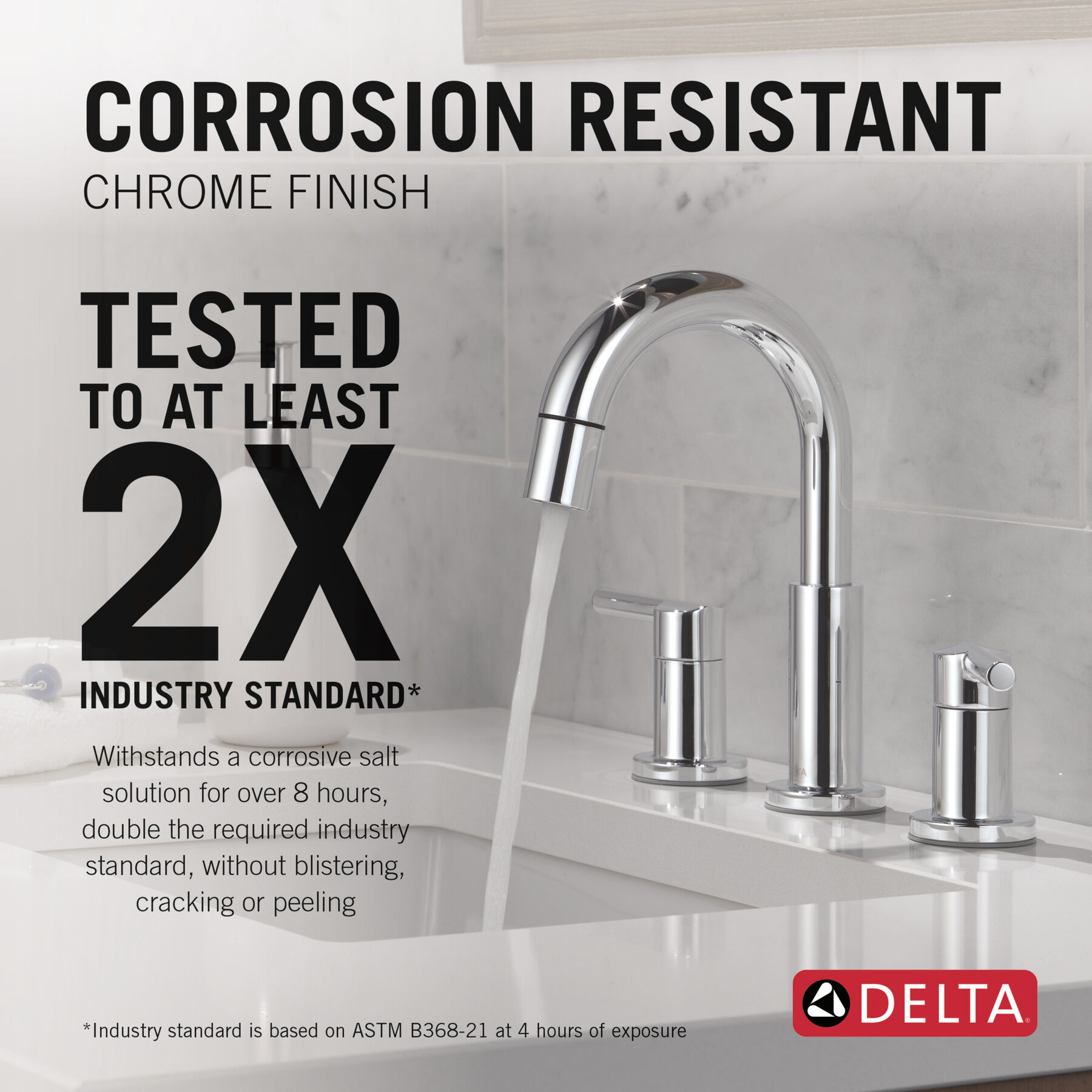 Two Handle Widespread Pull-Down Bathroom Faucet, image 2