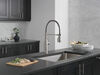 Single-Handle Pull-Down Spring Kitchen Faucet