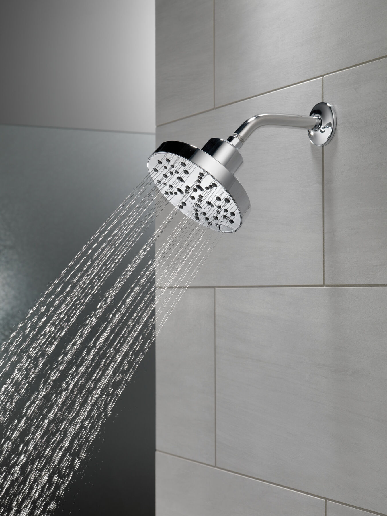 H<sub>2</sub>Okinetic&reg; 5-Setting Contemporary Raincan Shower Head