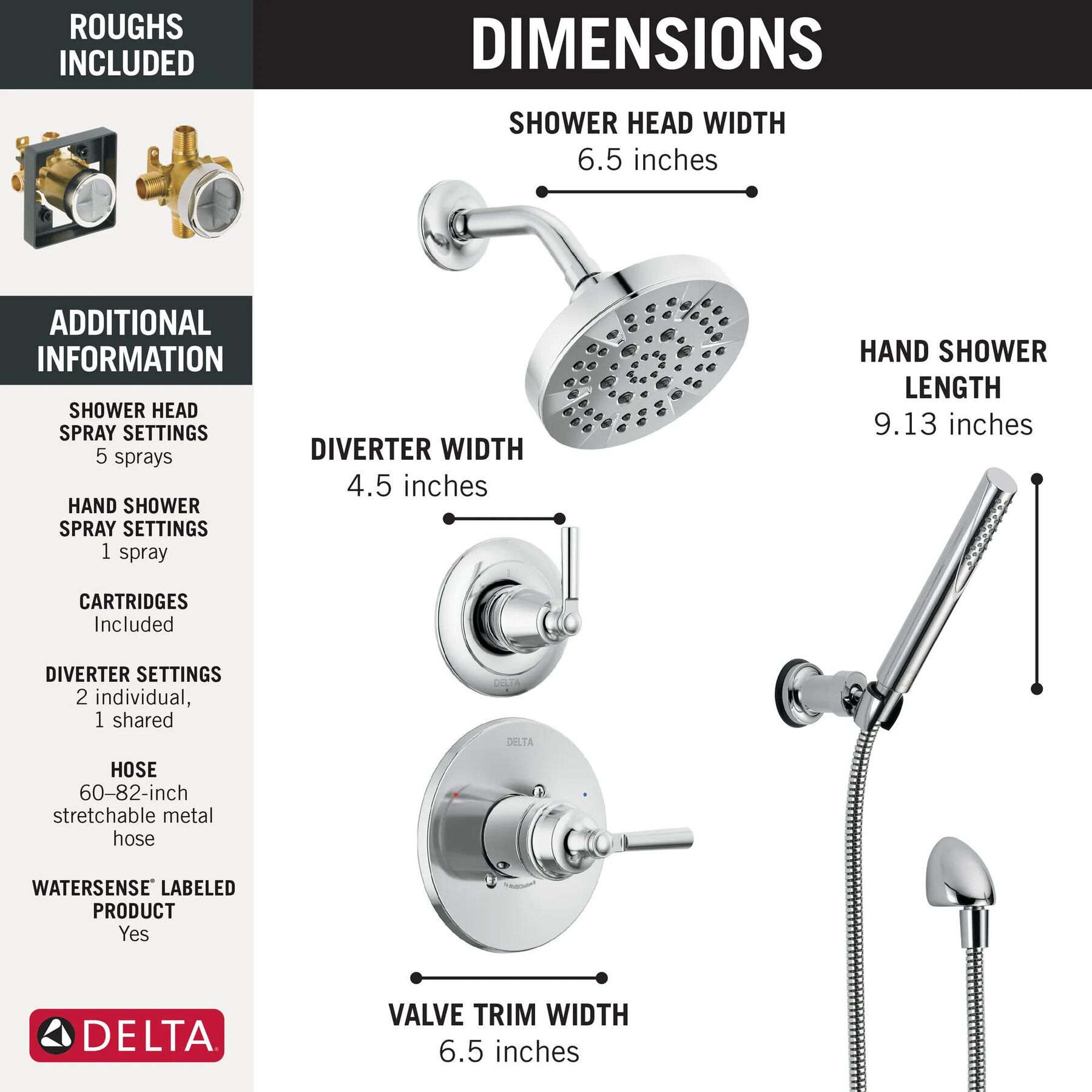 3-Setting Custom Shower Bundle - 14 Series