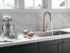 Single Handle Pull-Down Kitchen Faucet with Touch<sub>2</sub>O® Technology (Recertified)