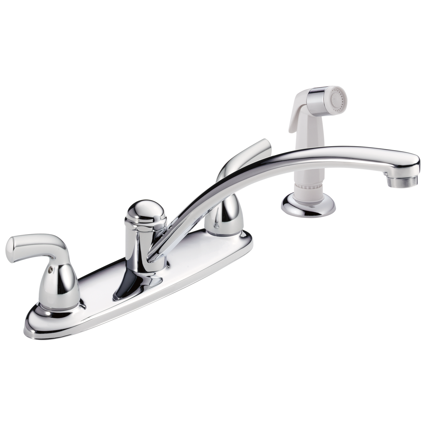 Two Handle Kitchen Faucet with Spray