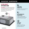 25&rdquo; Stainless Steel Workstation Kitchen Sink Drop-In Undermount Single Bowl with WorkFlow&trade; Ledge and Accessories