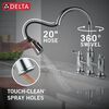 Two Handle Pull-Down Bridge Kitchen Faucet