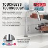 Touch<sub>2</sub>O&reg; Technology Kitchen Faucet with Touchless Technology