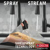 Single Handle Pull-Down Kitchen Faucet with Soap Dispenser and ShieldSpray® Technology (Recertified)