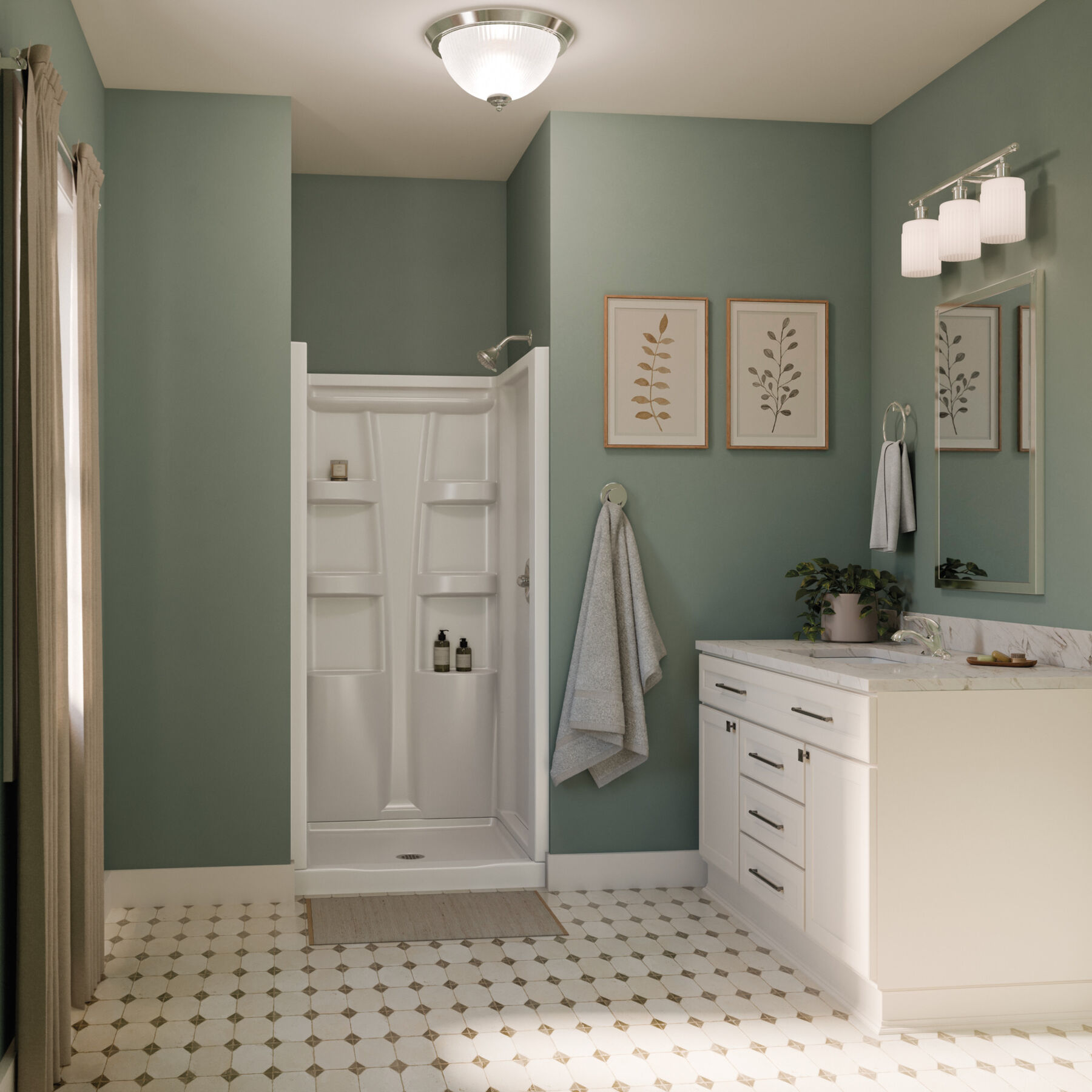 ProCrylic 36 in. Shower Surround, image 2