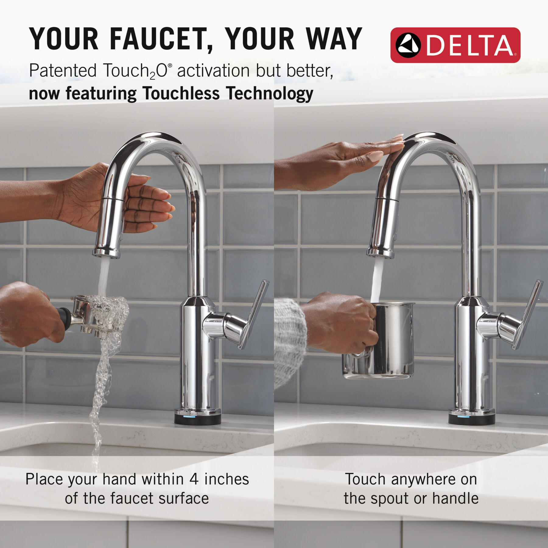 Touch2O&reg; Bar / Prep Faucet with Touchless Technology, image 9