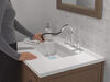 Two Handle Widespread Pull-Down Bathroom Faucet