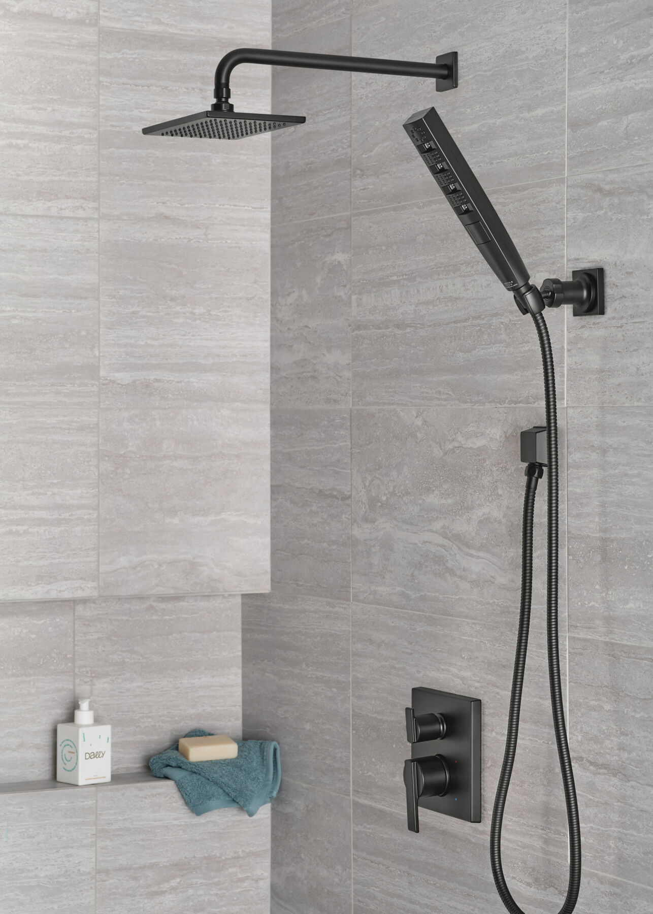 3-Setting Custom Shower Bundle with Raincan - 14 Series, image 8
