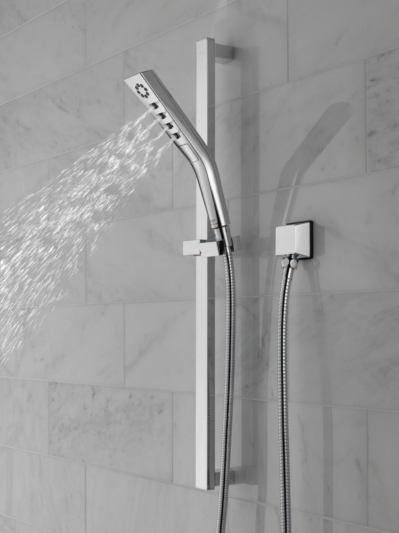 H<sub>2</sub>Okinetic® 3-Setting Slide Bar Hand Shower, image 4