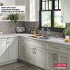 33&rdquo; Workstation Kitchen Sink Drop-In Top Mount Stainless Steel Single Bowl with WorkFlow&trade; Ledge and Accessories