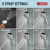 6-Setting Hand Shower with Cleaning Spray