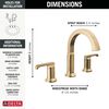 Two Handle Widespread Bathroom Faucet (Recertified)