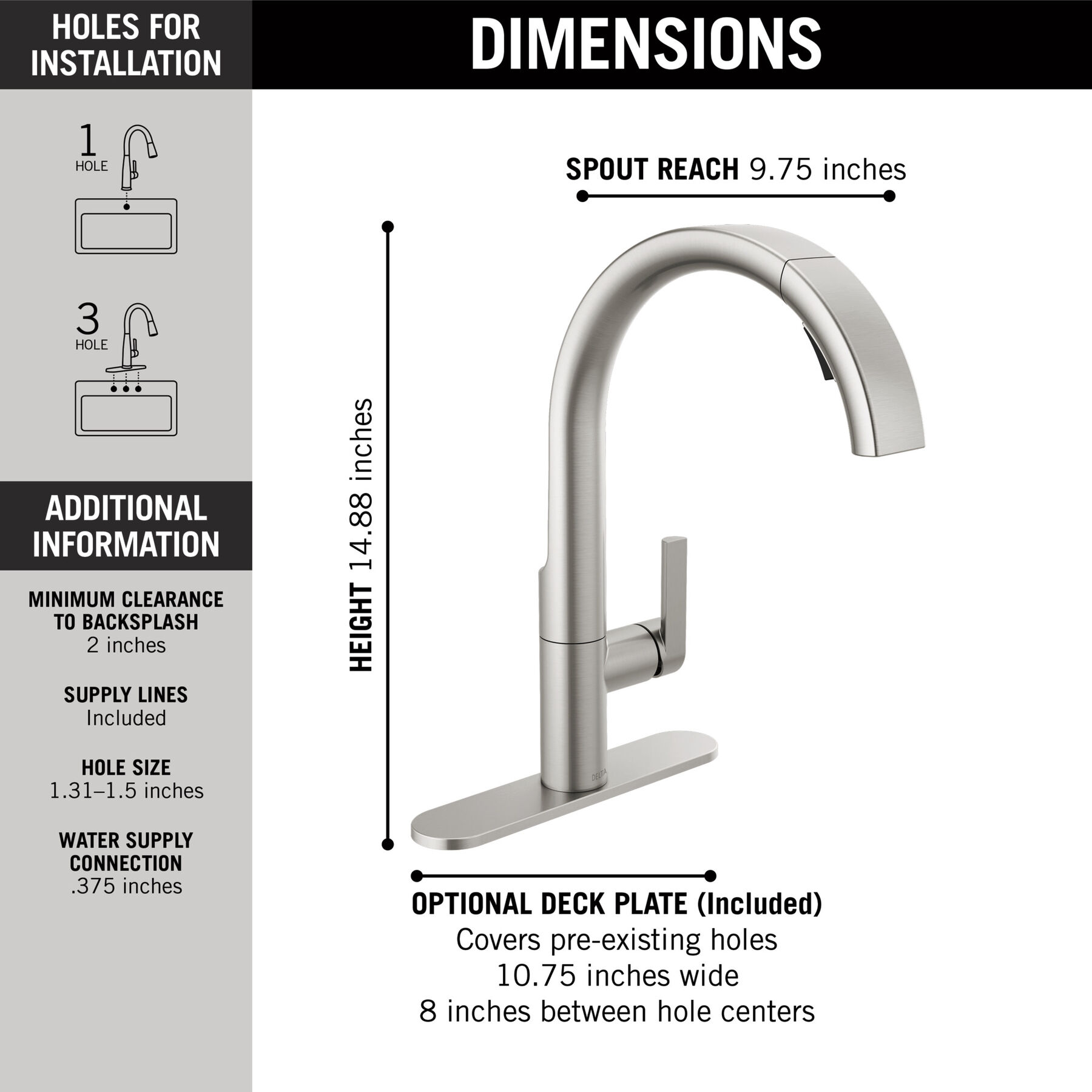 Pull-Down Kitchen Faucet 1L (Recertified), image 4