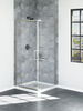 36”x36” Stainless Corner Shower Enclosure