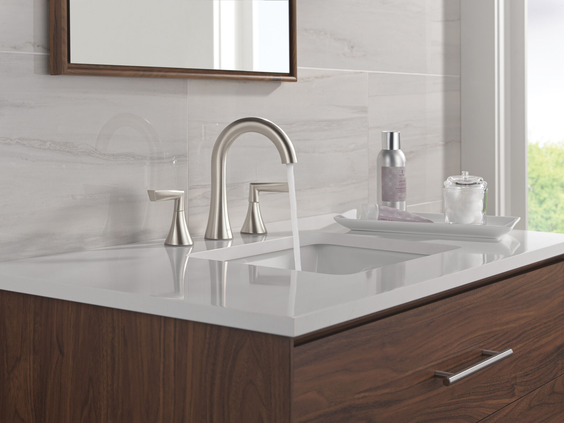 Two Handle Widespread Bathroom Faucet, image 3