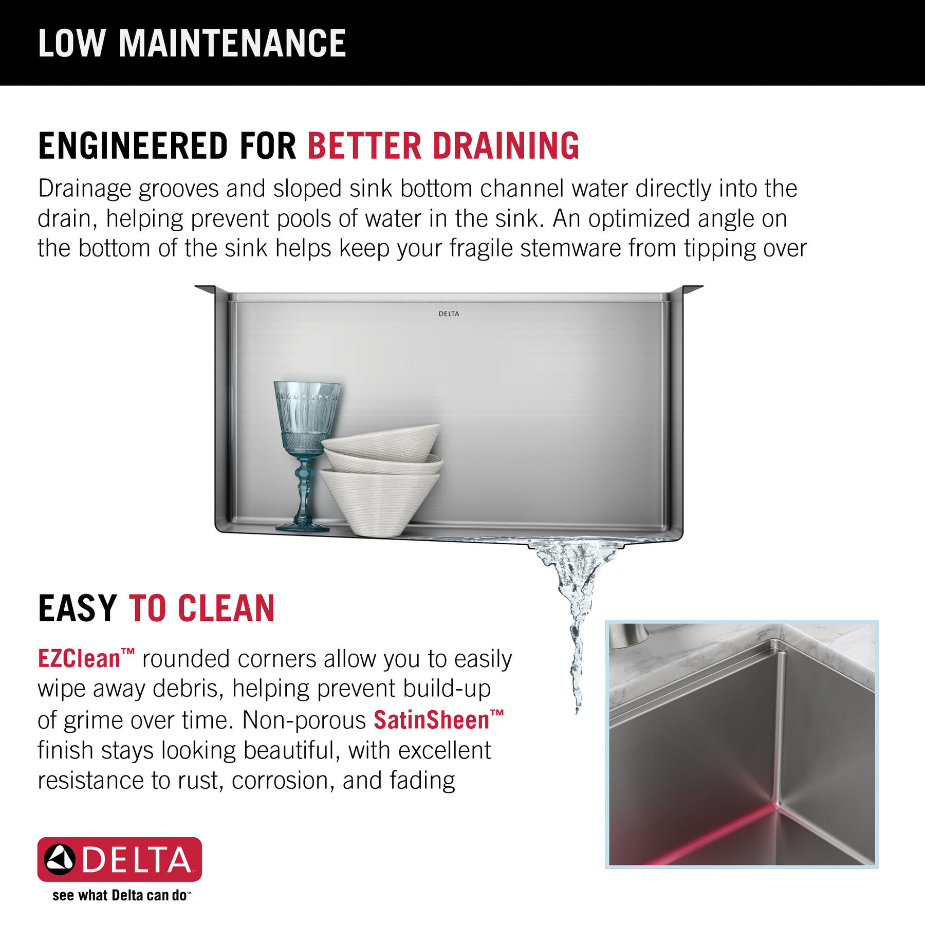 24” Workstation Undermount Single Bowl 16 Gauge Stainless Steel Laundry Utility Kitchen Sink with WorkFlow™ Ledge and Accessories, image 9