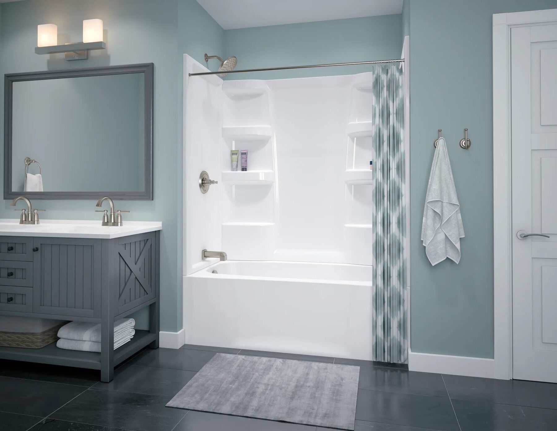 ProCrylic 60 in. x 32 in. Bathtub Surround