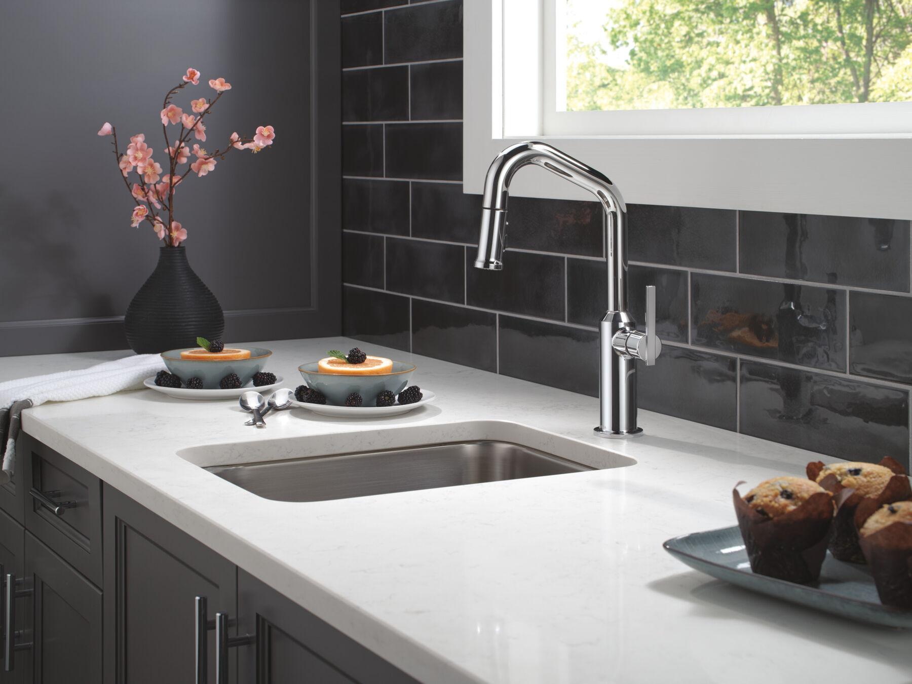 Single Handle Pull-Down Bar/Prep Faucet, image 6