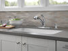 Single Handle Pull-Out Kitchen Faucet with Soap Dispenser