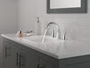 Two Handle Widespread Pull-Down Bathroom Faucet