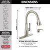 Single Handle Kitchen Faucet (Recertified)