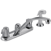 Two Handle Kitchen Faucet with Spray