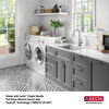 24” Undermount Stainless Steel Single Bowl Laundry Utility Kitchen Sink with Accessories