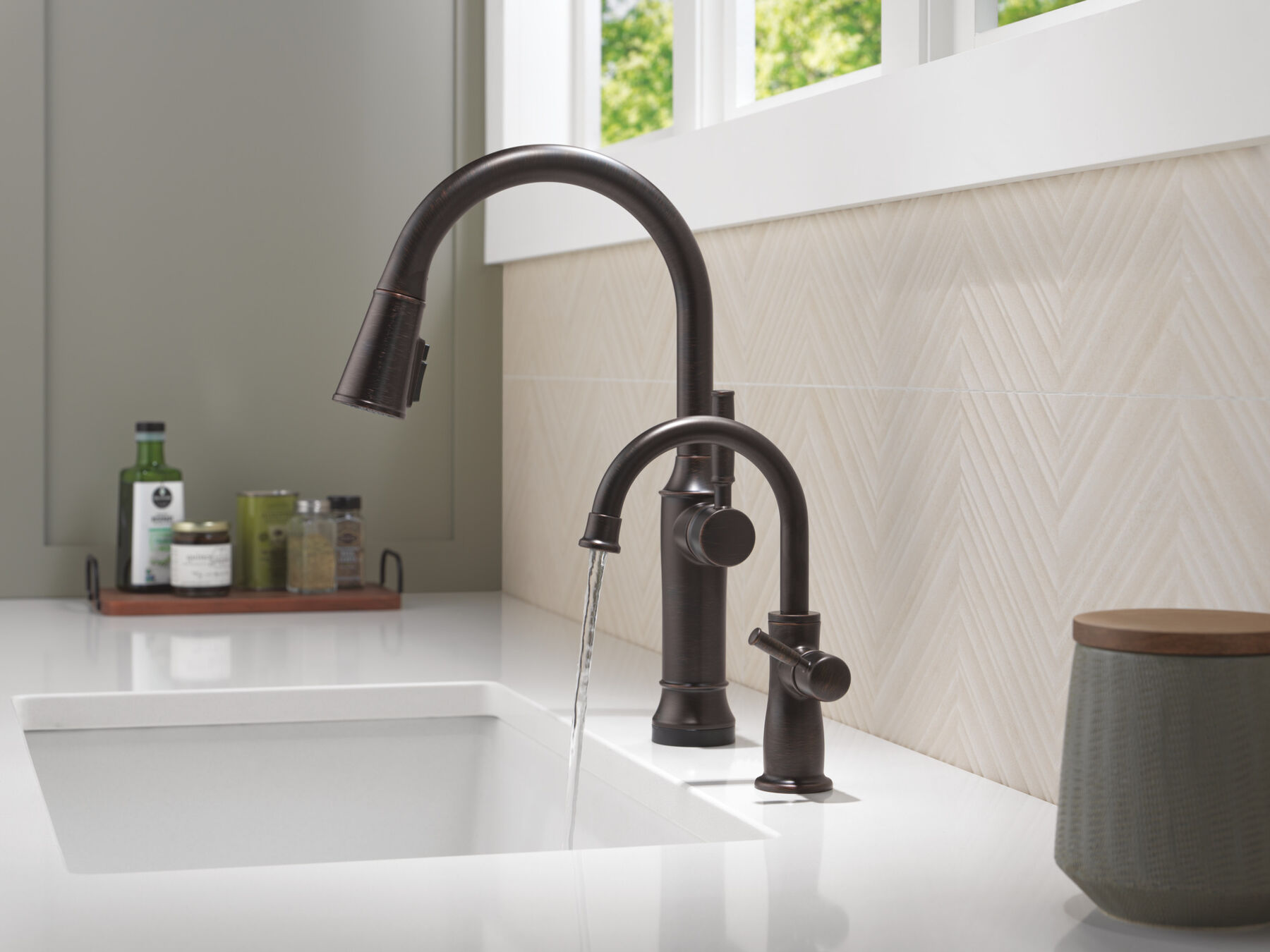 Touch<sub>2</sub>O® Technology Kitchen Faucet with Touchless Technology, image 2