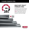 17&rdquo; Workstation Undermount Single Bowl 16 Gauge Stainless Steel&nbsp;Bar Prep Kitchen Sink with&nbsp;WorkFlow&trade; Ledge and Accessories
