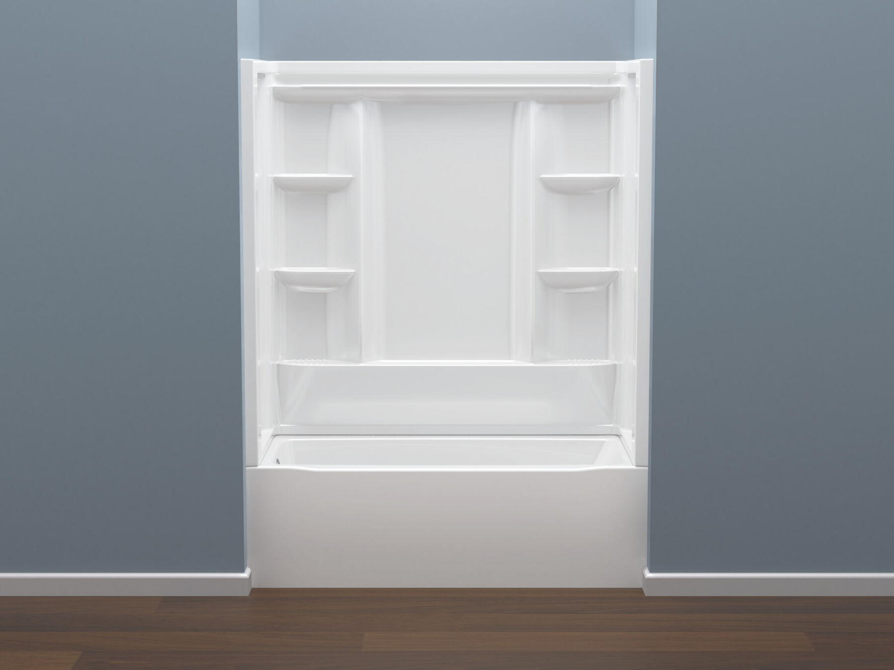 60x30 Alcove Bathtub with Wall Set Bundle - Left Drain, image 2