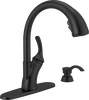 Single Handle Pull-Out Kitchen Faucet with Soap Dispenser and ShieldSpray&reg; Technology (Recertified)