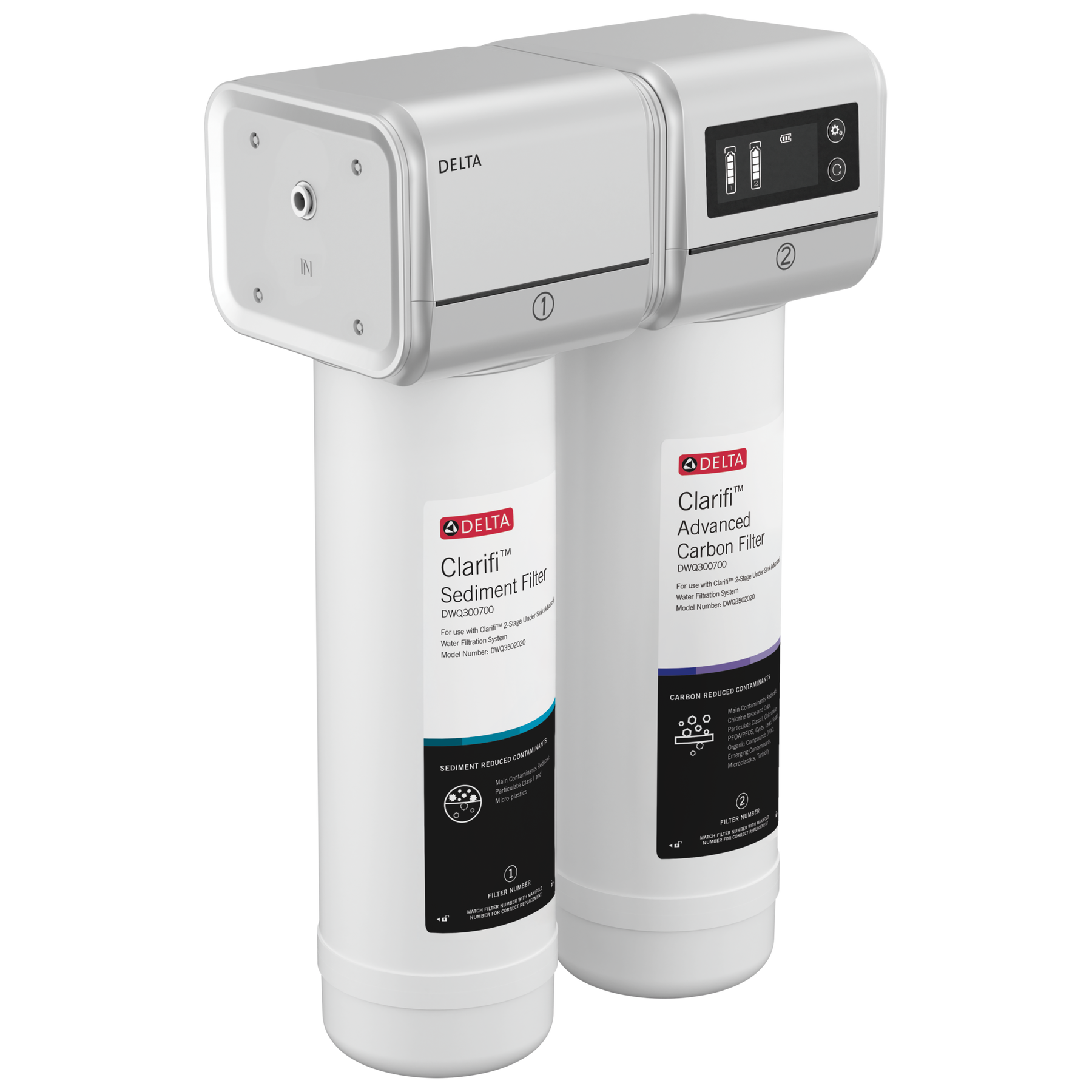 2-Stage Under Sink Advanced Water Filtration System