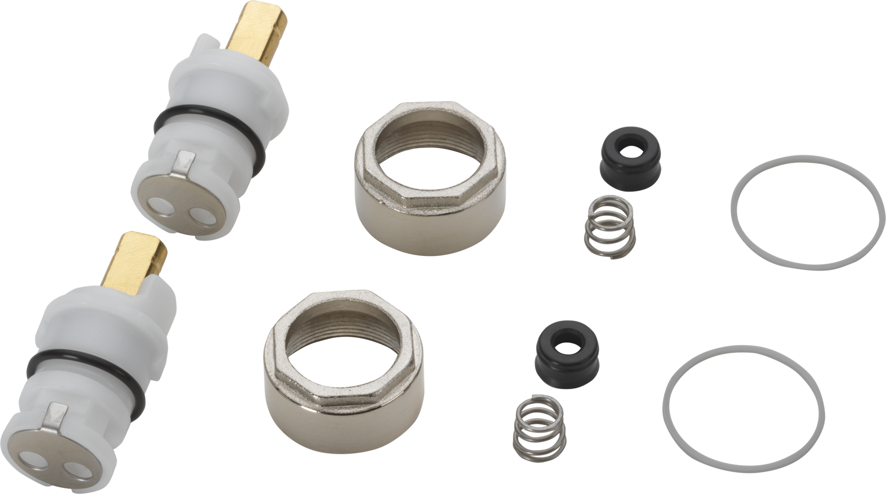 Stem Unit Assembly, Seat & Spring, Bonnet Nut & Washer, image 2