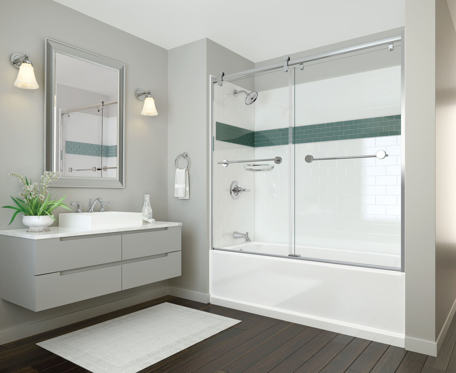 Two Handle Widespread Bathroom Faucet, image 2