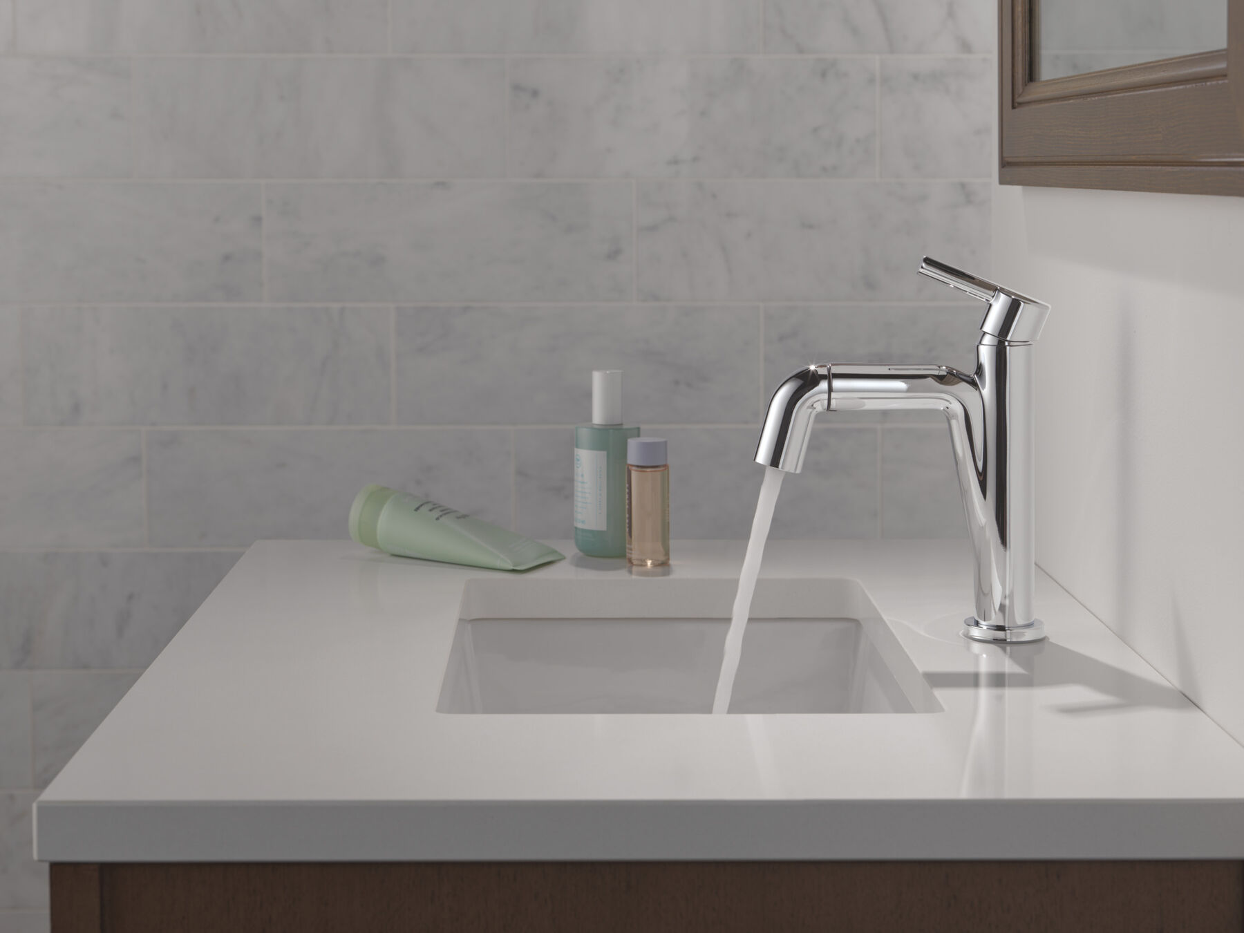 Single Handle Pull-Down Bathroom Faucet, image 11