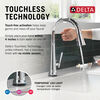 Touch<sub>2</sub>O® Technology Kitchen Faucet with Touchless Technology